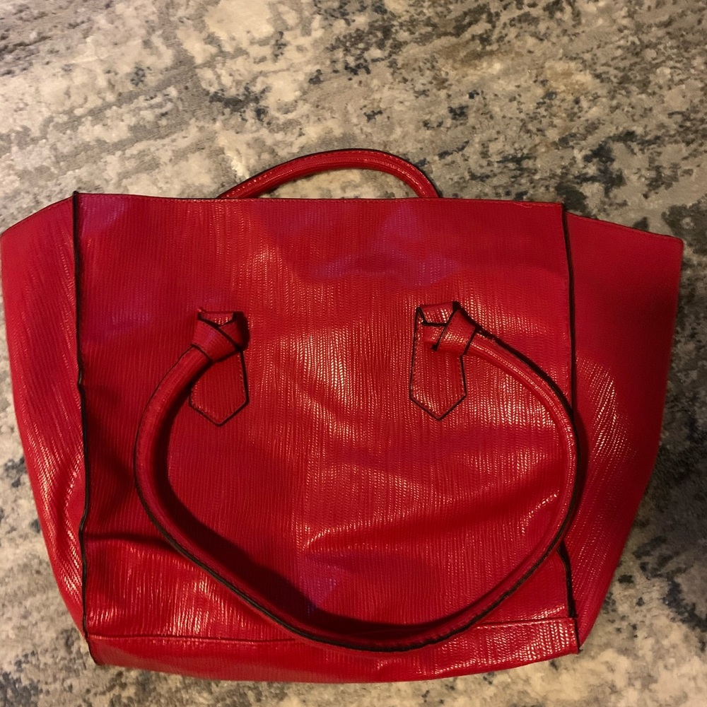 red purse